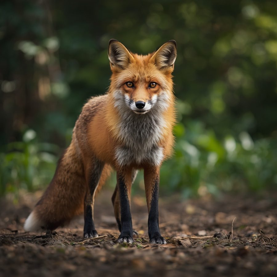 Red fox generated free in Leonardo AI, 1024x1024 pixels