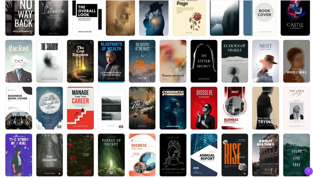 Deeper book cover results showing thinner crown density
