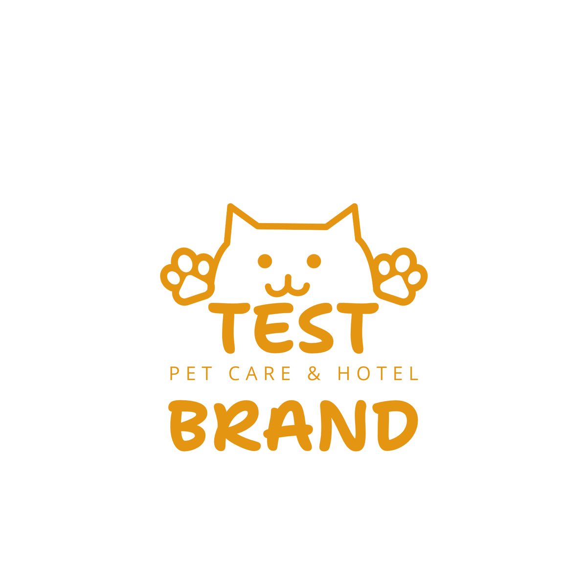 The downloaded 2000x2000 white background TEST BRAND logo PNG