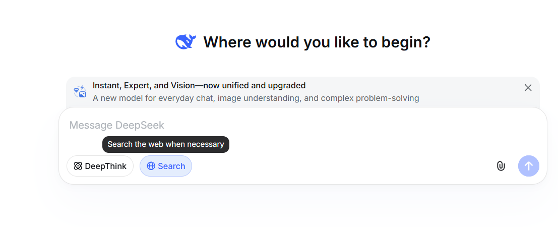 Search button with its tooltip
